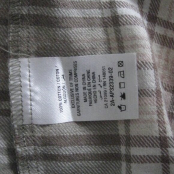 Ardene 100% Cotton Plaid Flannel Shirt M - Picture 11 of 14